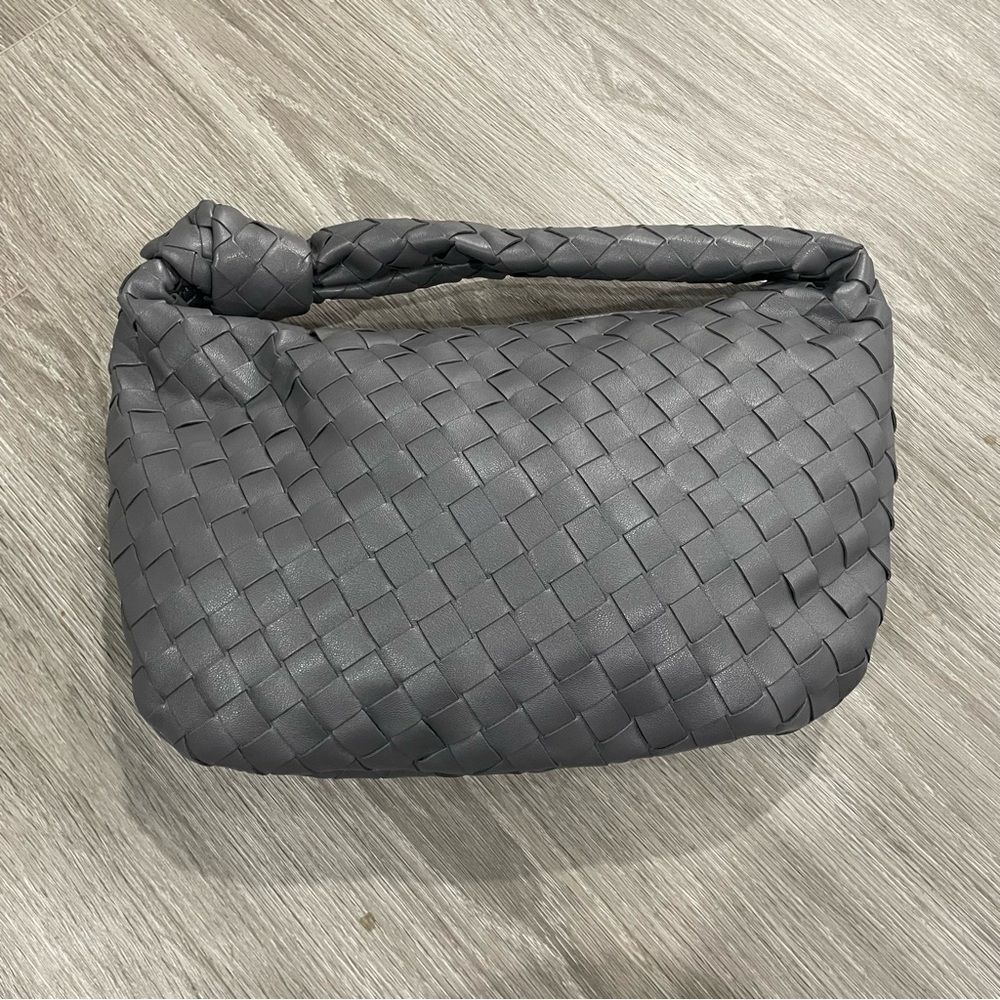 Amazon Jodie Bag Grey Weave Handbag